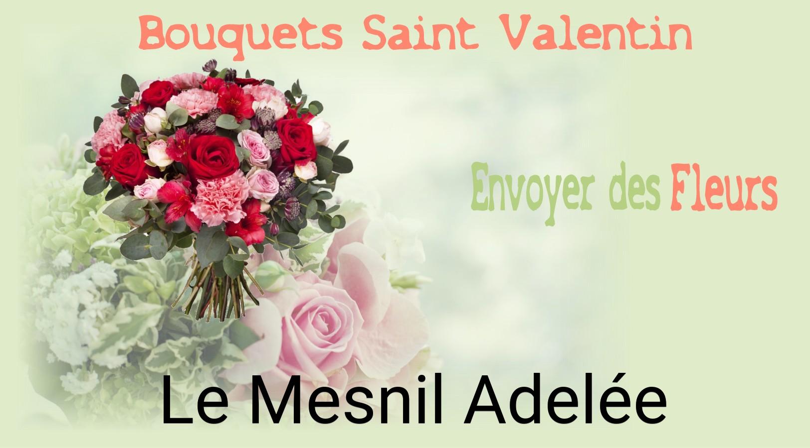 Roses de Saint-Valentin livrées à Le Mesnil-Adelée